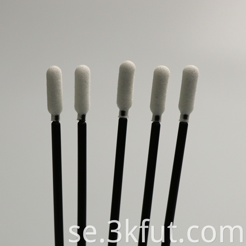 Black Stick Foam Swab